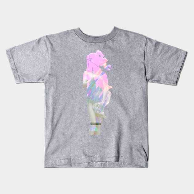Vapor Angel Kids T-Shirt by Huxley